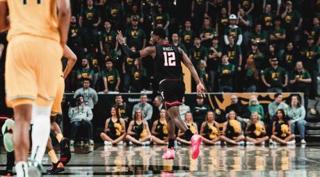 Texas Tech's Donovan Atwell in action against Baylor