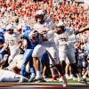 Texas Tech's Cam Dickey scores against BYU 2025
